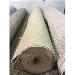NEW 100% Nylon Sculpted Berber Residential Carpet BEIGE (sold by the square yard), buyer must take a