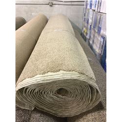 NEW 100% Nylon Plush stain resistant Residential Carpet BEIGE (sold by the square yard), buyer must
