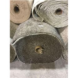 NEW 100% Nylon Plush Trackless Residential Carpet MEDIUM GREY/BROWN COLOR #201(sold by the square ya
