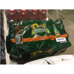 Perrier Peach Carbonated Natural Spring Water (24 x 500mL)