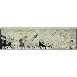 Al Capp - Li'l Abner Daily Comic Strip Original Art, dated 10-6-48 (United Features Syndicate, 1948)