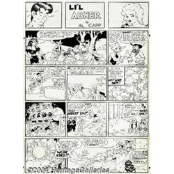 Al Capp - Li'l Abner Sunday Comic Strip Original Art, dated 1-6-52 (United Features Syndicate, 1952)