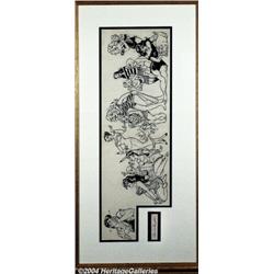 Frank Frazetta - Li'l Abner's Women Magazine Illustration Original Art (Life Magazine, 1959).