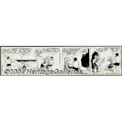 V.T. Hamlin - Alley Oop Daily Comic Strip Original Art, dated 10-26-38 (NEA Service Inc., 1938).