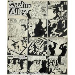Frank King - Gasoline Alley Sunday Comic Strip Original Art, dated 5-18-47 (Chicago Tribune, 1947).