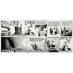 Russell Myers - Broom-Hilda Sunday Comic Strip Original Art, dated 6-3-73 (Chicago Tribune, 1973).