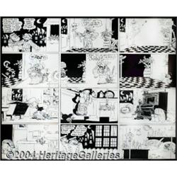 Cliff Sterrett - Polly and Her Pals Sunday Comic Strip Original Art 9-11-32 (King Features Syndicate