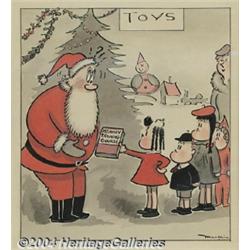 Marjorie Henderson Buell - Little Lulu Painting, Original Comic Strip Art (Saturday Evening Post, 19