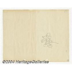 Walt Disney Studios - "Mickey's Nightmare", Group of 7 Animation Drawings Original Art (Walt Disney,