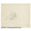 Image 1 : Walt Disney Studios - "Snow White and the Seven Dwarfs" Happy Animation Drawing (Walt Disney, 1937).