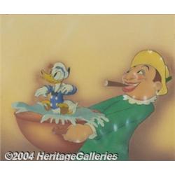 Walt Disney Studio - Mother Goose Goes Hollywood Donald Duck Cel Original Animation Art (Walt Disney