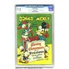 Image 1 : Donald and Mickey Christmas #nn (Firestone, 1947) CGC VF- 7.5 Light tan to off-white pages.
