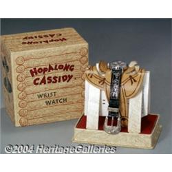 Hopalong Cassidy Watch and Box (U.S.T. Corp., 1950).