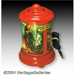 Hopalong Cassidy Revolving Roto-Vue Lamp (Econolite, circa 1950).