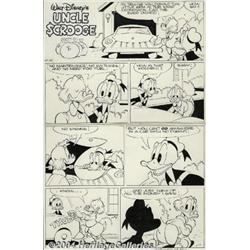 William Van Horn - Uncle Scrooge #237 One Page Story (Gladstone, 1989).