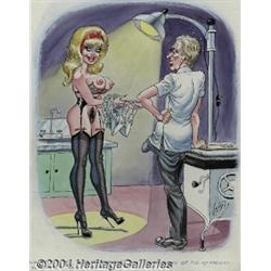 Bill Ward - "Hormone Painting" Original Art (circa 1960s).