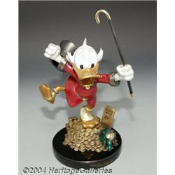 Carl Barks - Uncle Scrooge McDuck "Hands Off My Playthings" Bronze Sculpture (Walt Disney, 1997).