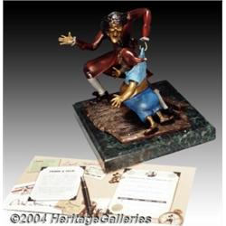 Frank Thomas and Ollie Johnson - Captain Hook and Mr. Smee "Bring Tinkerbell to Me" Bronze Sculpture