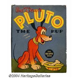 Walt Disney's Pluto the Pup Big Little Book #1467 (Whitman, 1938) Condition: NM-.