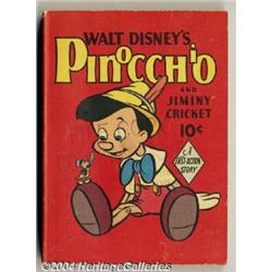 Walt Disney's Pinocchio and Jiminy Cricket Fast Action #nn Disney File Copy (Whitman, 1940) Conditio