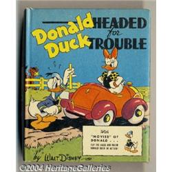 Donald Duck Headed for Trouble Better Little Book #1430 (Whitman, 1942) Condition: NM+.
