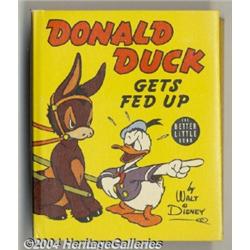Donald Duck Gets Fed Up Better Little Book #1462 (Whitman, 1940) Condition: NM.