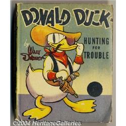 Donald Duck Hunting for Trouble Big Little Book #1478 (Whitman, 1938) Condition: VF.