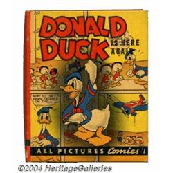 Donald Duck is Here Again Big Little Book #1484 (Whitman, 1944) Condition: VF/NM.