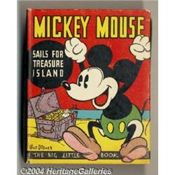 Mickey Mouse Sails for Treasure Island Big Little Book #750 (Whitman, 1933) Condition: NM.