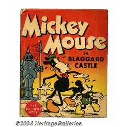 Mickey Mouse in Blaggard Castle Big Little Book #726 (Whitman, 1934) Condition: VF/NM.