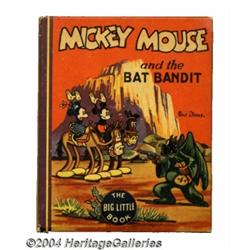 Mickey Mouse and the Bat Bandit Big Little Book #1153 (Whitman, 1935) Condition: NM-.