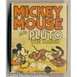 Mickey Mouse and Pluto the Racer Big Little Book #1128 (Whitman, 1936) Condition: NM.