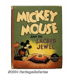 Mickey Mouse and the Sacred Jewel Big Little Book #1187 (Whitman, 1936) Condition: VF.