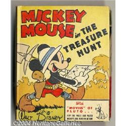 Mickey Mouse in the Treasure Hunt Better Little Book #1401 (Whitman, 1937) Condition: NM-.