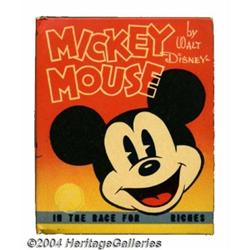 Mickey Mouse in the Race for Riches Big Little Book #1476 (Whitman, 1938) Condition: NM-.