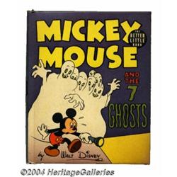 Mickey Mouse and the Seven Ghosts Better Little Book #1475 (Whitman, 1940) Condition: NM.