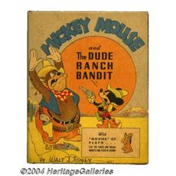 Mickey Mouse and the Dude Ranch Bandit Better Little Book #1471 (Whitman, 1943) Condition: NM.