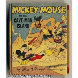 Mickey Mouse on the Cave-Man Island Big Little Book #1499 (Whitman, 1944) Condition: NM.