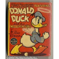 Silly Symphony Featuring Donald Duck and His (Mis)Adventures Big Little Book #1441 (Whitman, 1937) C