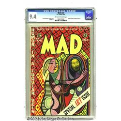 Mad #22 (EC, 1955) CGC NM 9.4 Off-white to white pages.