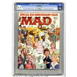 Mad #35 (EC, 1957) CGC VF+ 8.5 Off-white to white pages.