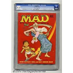 Mad #37 (EC, 1958) CGC NM- 9.2 Off-white to white pages.