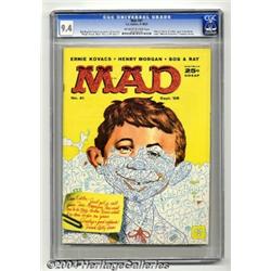 Mad #41 (EC, 1958) CGC NM 9.4 Off-white to white pages.