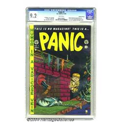 Panic #1 Gaines File pedigree (EC, 1954) CGC NM- 9.2 White pages.