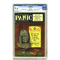 Panic #3 Gaines File pedigree 6/12 (EC, 1954) CGC NM+ 9.6 White pages.
