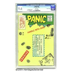 Panic #10 Gaines File pedigree (EC, 1955) CGC NM+ 9.6 White pages.