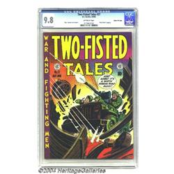 Two-Fisted Tales #27 Gaines File pedigree 3/10 (EC, 1952) CGC NM/MT 9.8 Off-white pages.
