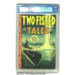 Two-Fisted Tales #32 Gaines File pedigree 3/9 (EC, 1953) CGC NM 9.4 Off-white to white pages.