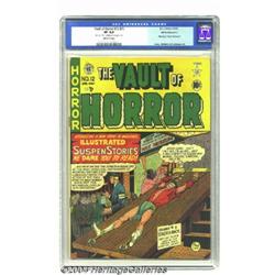 Vault of Horror #12 (#1) White Mountain pedigree (EC, 1950) CGC VF 8.0 Off-white pages.