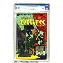 Adventures Into Darkness #10 Bethlehem pedigree (Standard, 1953) CGC VF 8.0 Off-white pages.